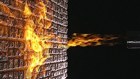 Fire resistance test